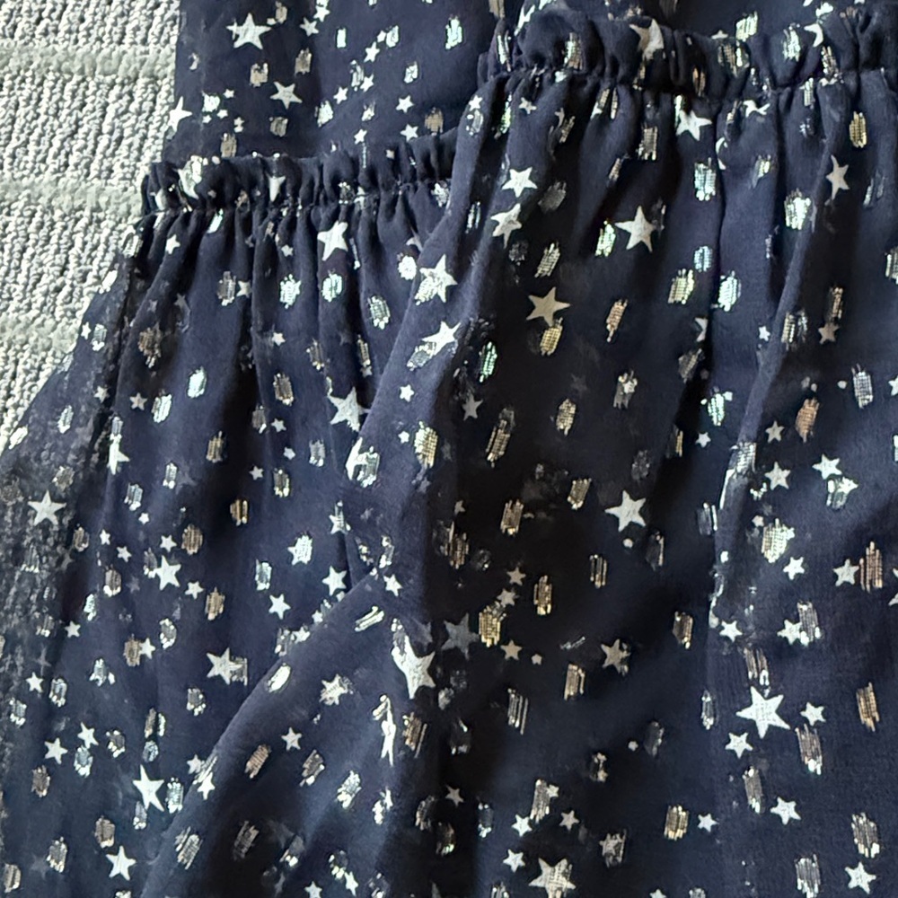 Kate spade silk night sky lures skirt silk women 4 - Picture 3 of 6